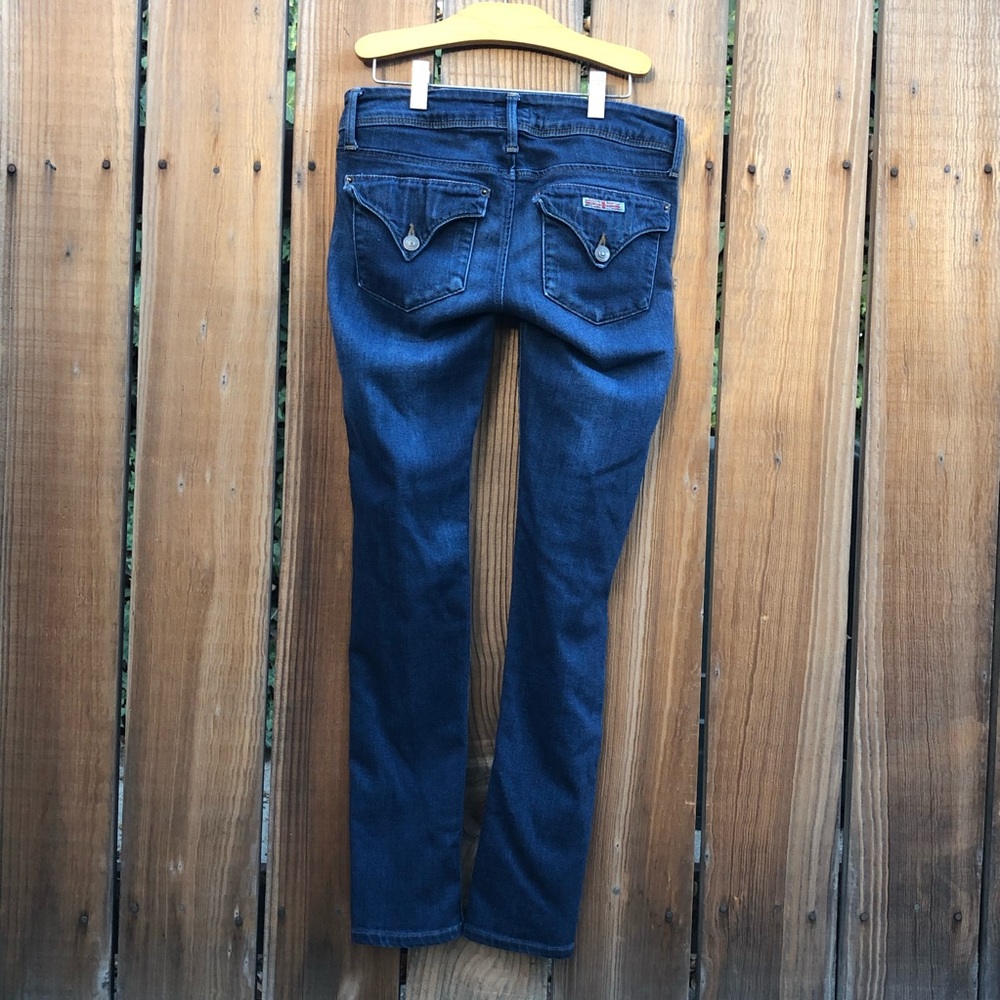 Hudson Jeans Collin Flap skinny blue jeans 25 S - Picture 3 of 4